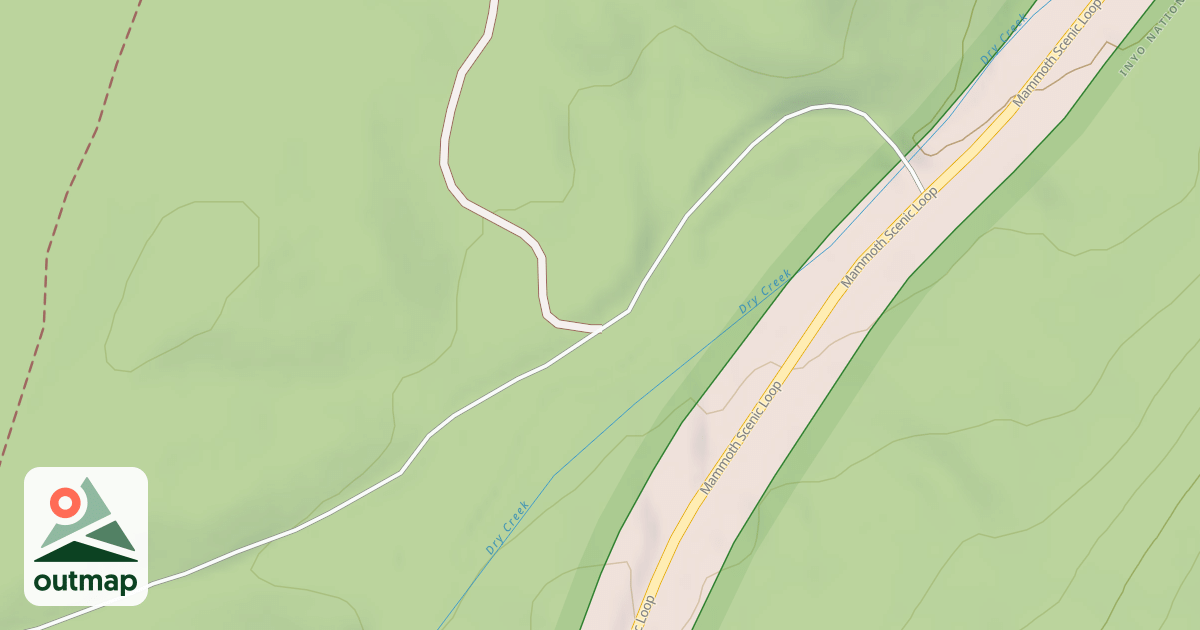 Map of B1-B Trail Spur