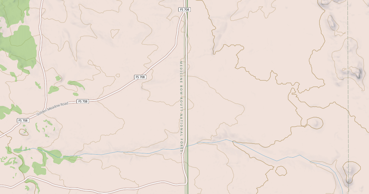 Map preview of GOLDEN MEADOW SPUR AA