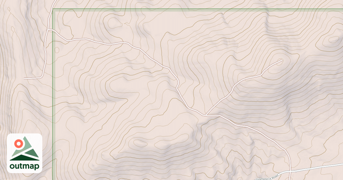 Map of BEARPAW MTN