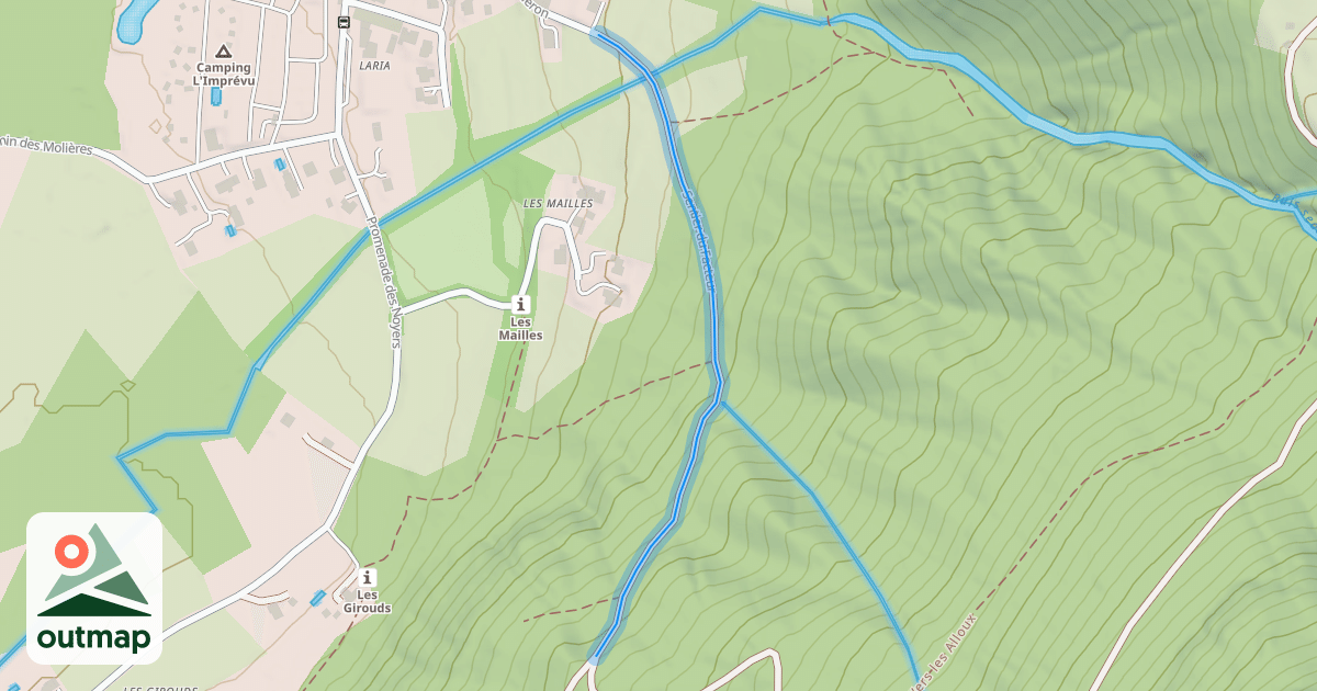 Map of Sentier du Facteur