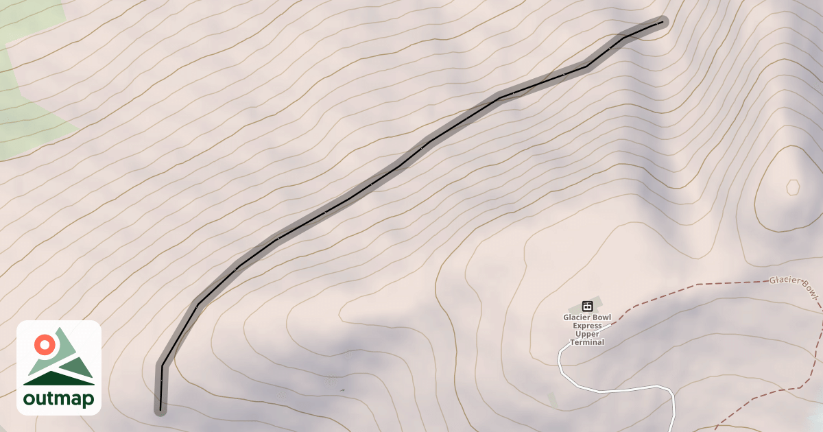 Map of Chuck's Traverse
