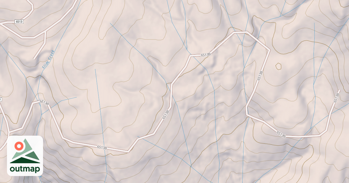 Map of CHEPO SADDLE B SPUR
