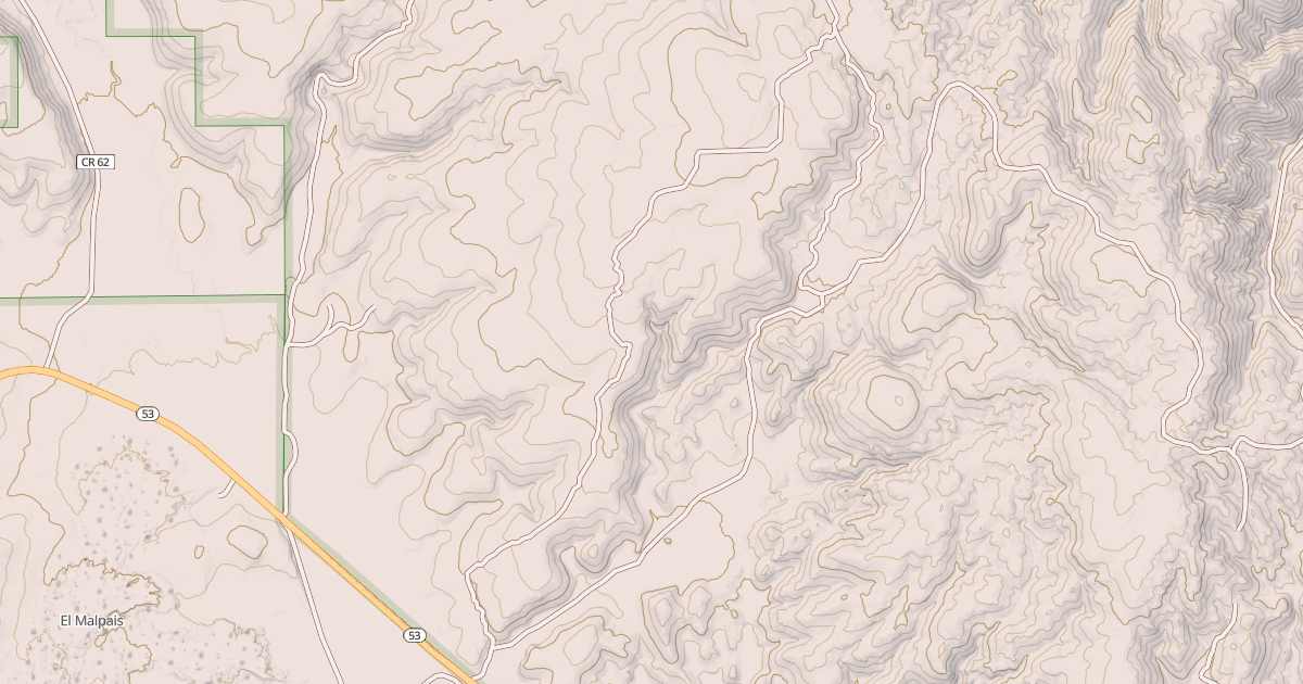 Map preview of USFS National Forest System Roads {B56B27FD-EAE4-4AB4-AEC3-8C522DC92E84}