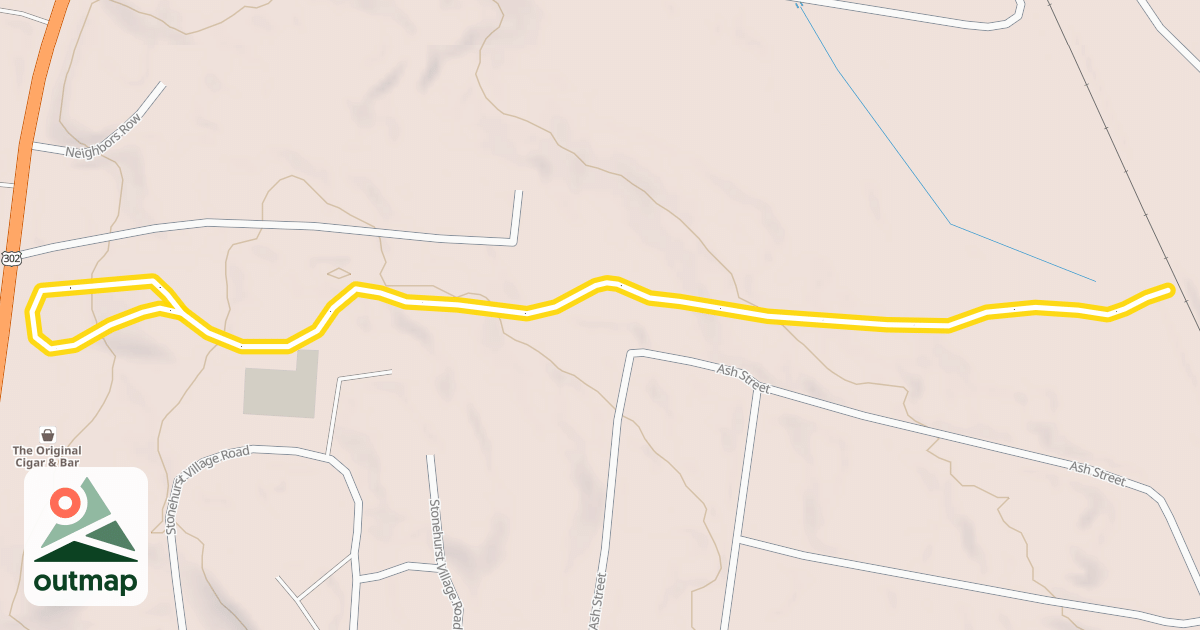 Map of Stonehurst Trail