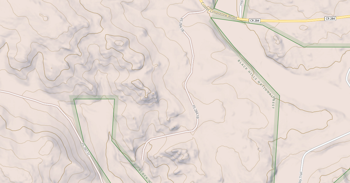Map preview of CUSTER LIMESTONE BR 1B