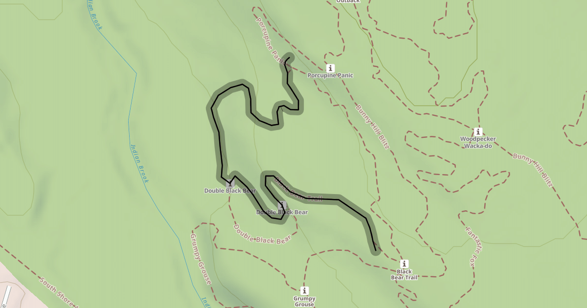 Map preview of Black Bear Trail