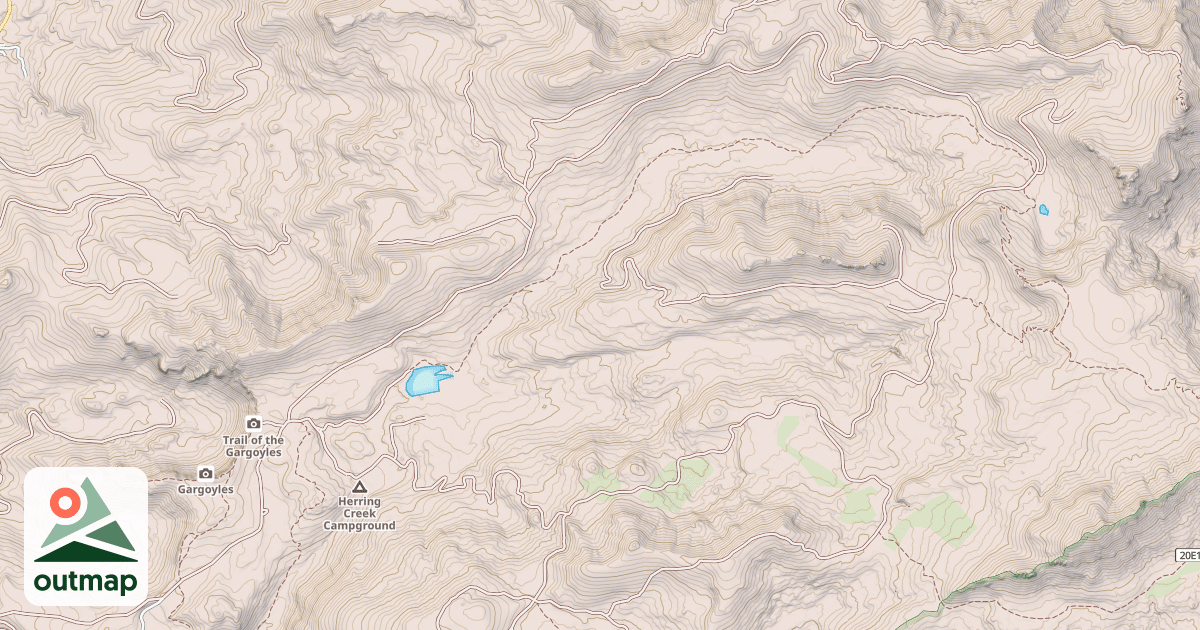 Map of HERRING CREEK