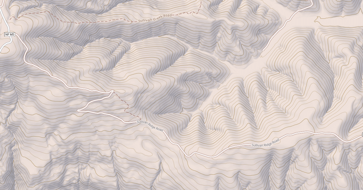 Map preview of SULLIVAN RIDGE