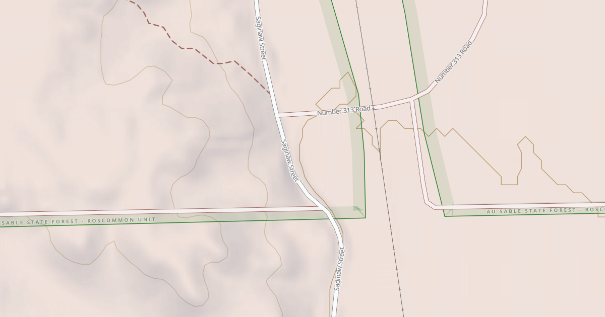 Map preview of Ogemaw Hills Route