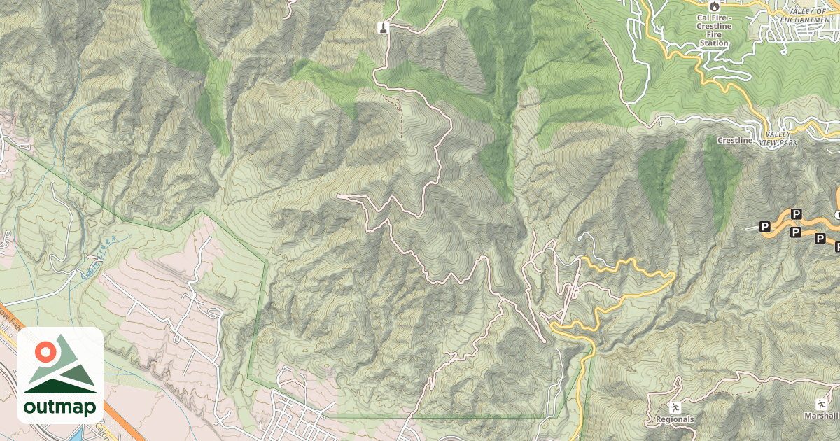 Map of BAILEY CANYON