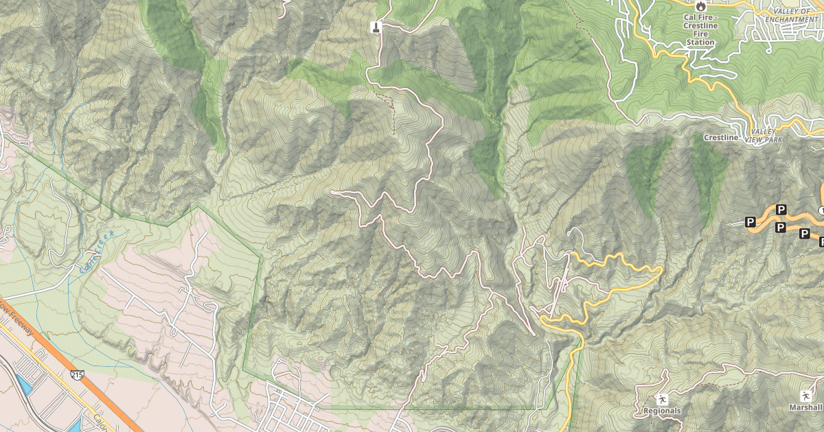 Map preview of BAILEY CANYON