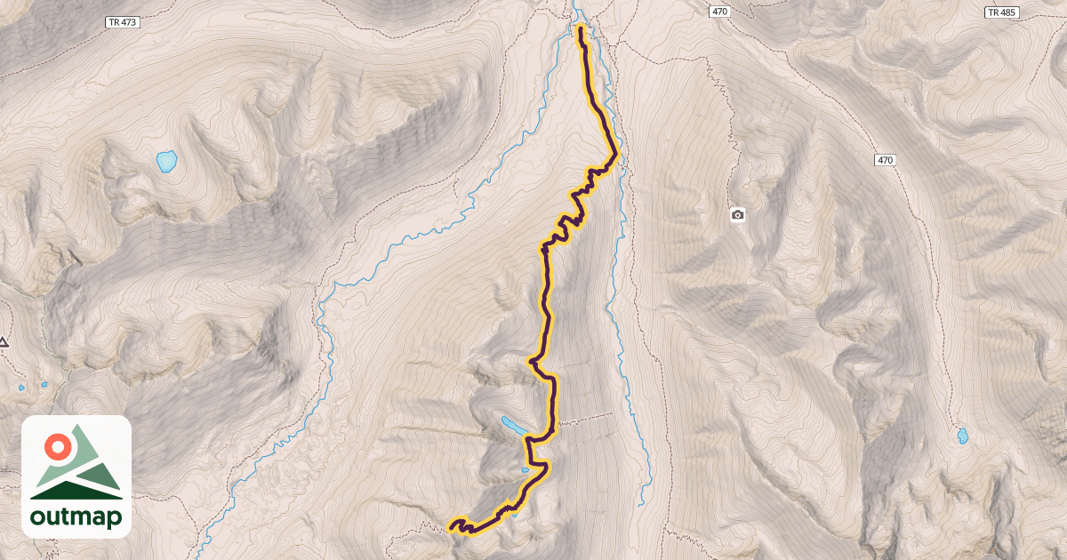 Map of Buckskin Ridge Trail