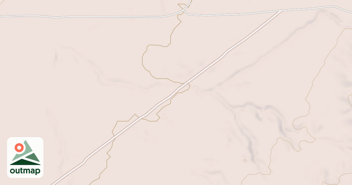 Map of Hackberry Trail System - Pipeline