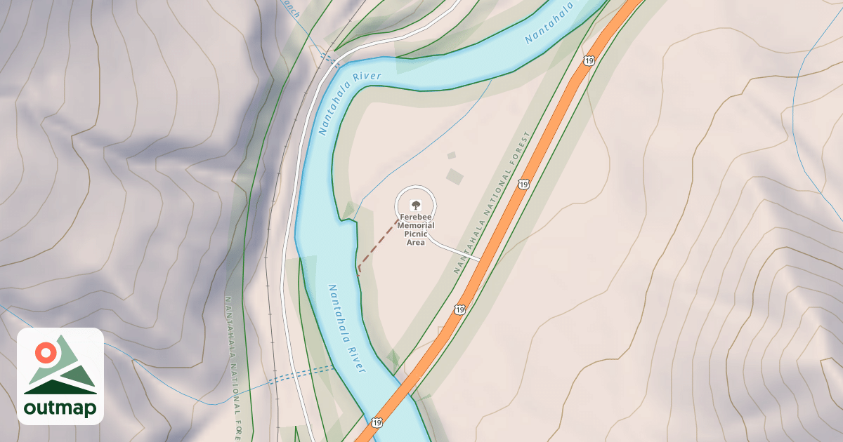 Map of FEREBEE MEMORIAL