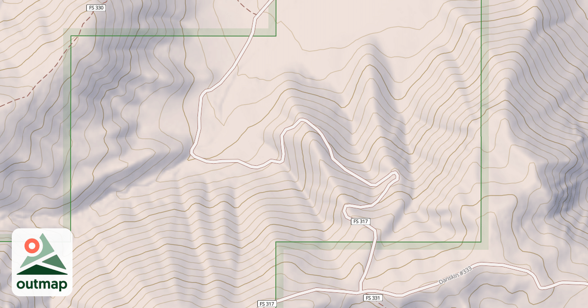 Map of Danskin #317