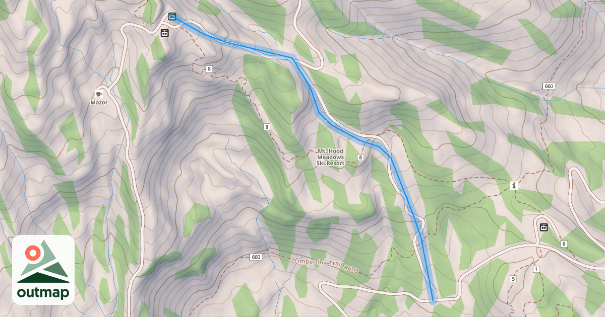 Map of North Canyon