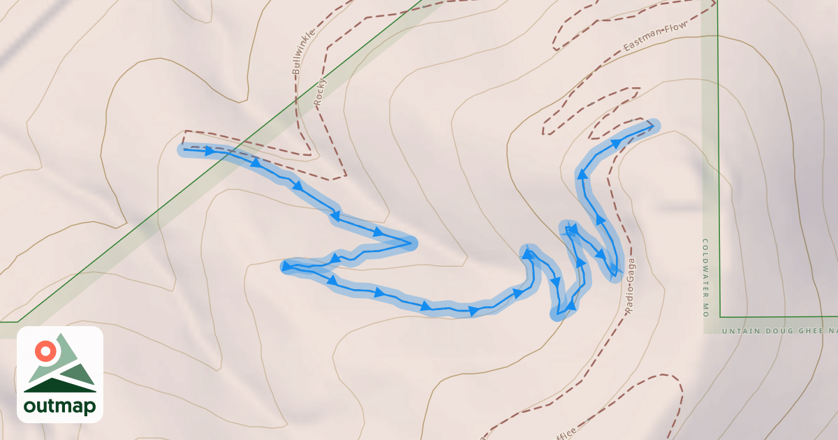 Map of Blowhard in Calhoun