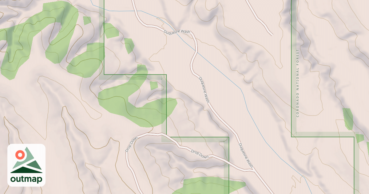 Map of DUQUESNE WASH