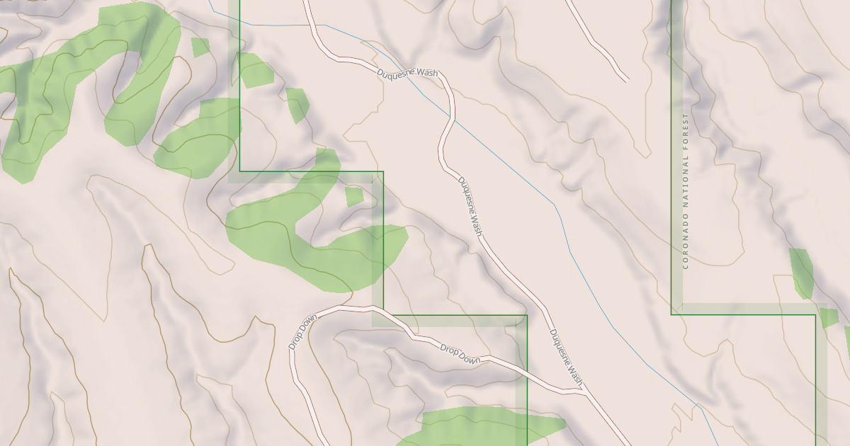 Map preview of DUQUESNE WASH