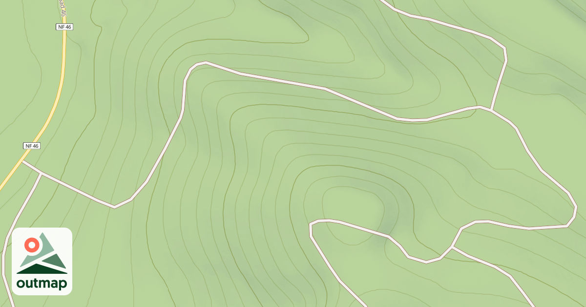 Map of BUMP LAKE ACCESS