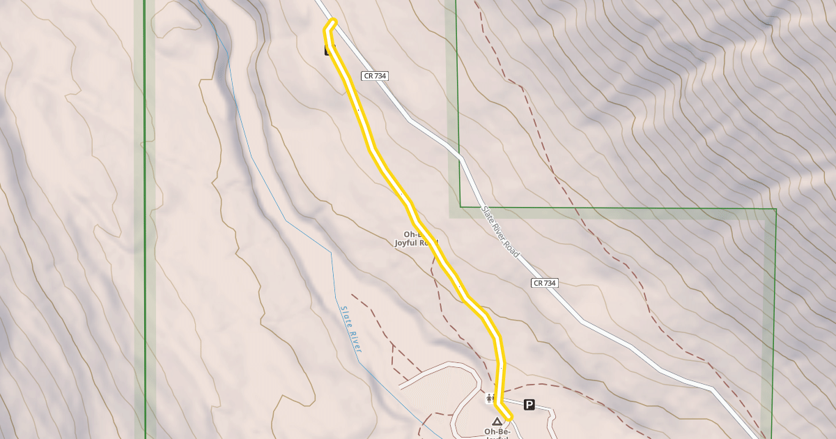 Map preview of Oh-Be-Joyful Road