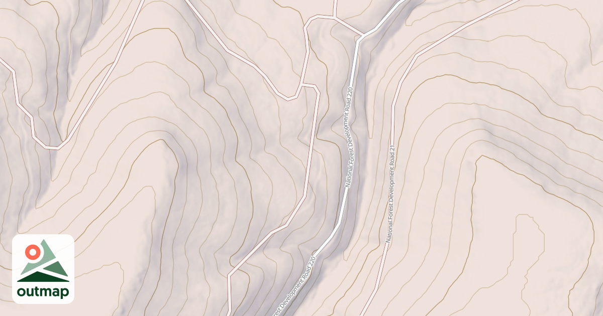Map of USFS National Forest System Roads {8DBE73A2-EA85-4B49-814B-7ACB9D54DFC4}