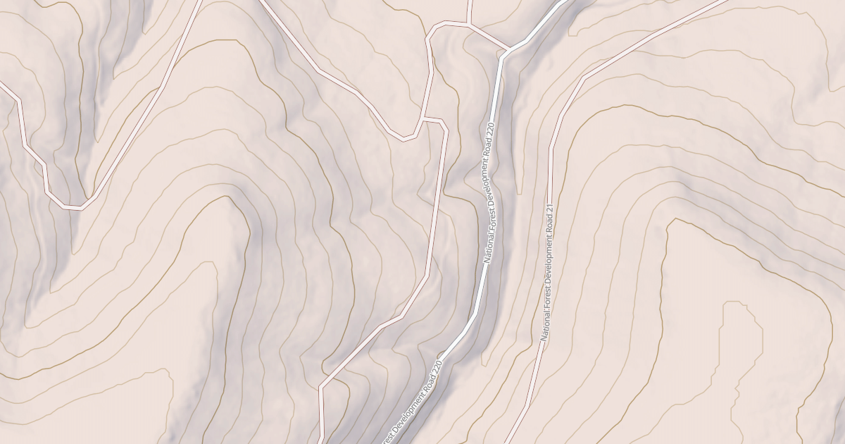 Map preview of USFS National Forest System Roads {8DBE73A2-EA85-4B49-814B-7ACB9D54DFC4}
