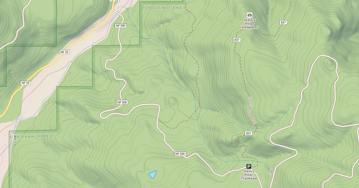 Map preview of USFS Motor Vehicle Use Map Roads {16E7EF11-5D72-4E38-AD4F-056923AB42A5}