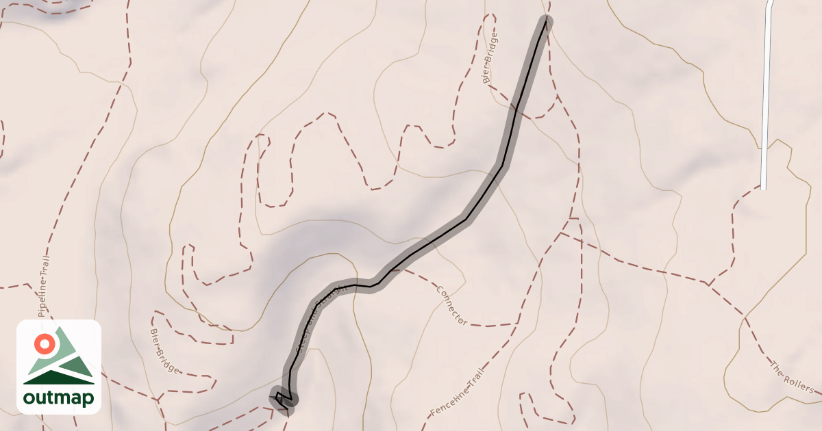 Map of Steep and Straight