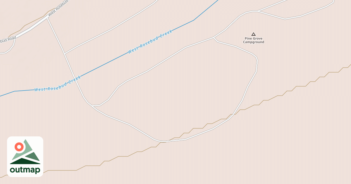 Map of PINE GROVE CG SOUTH LOOP