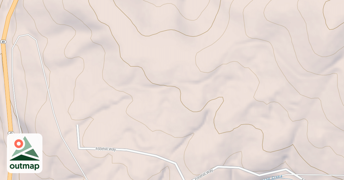 Map of WILLIAMSON CREEK