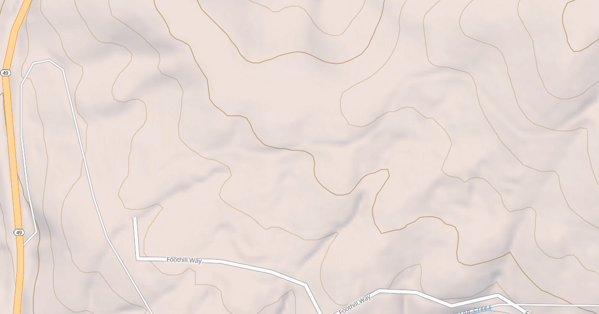 Map preview of WILLIAMSON CREEK