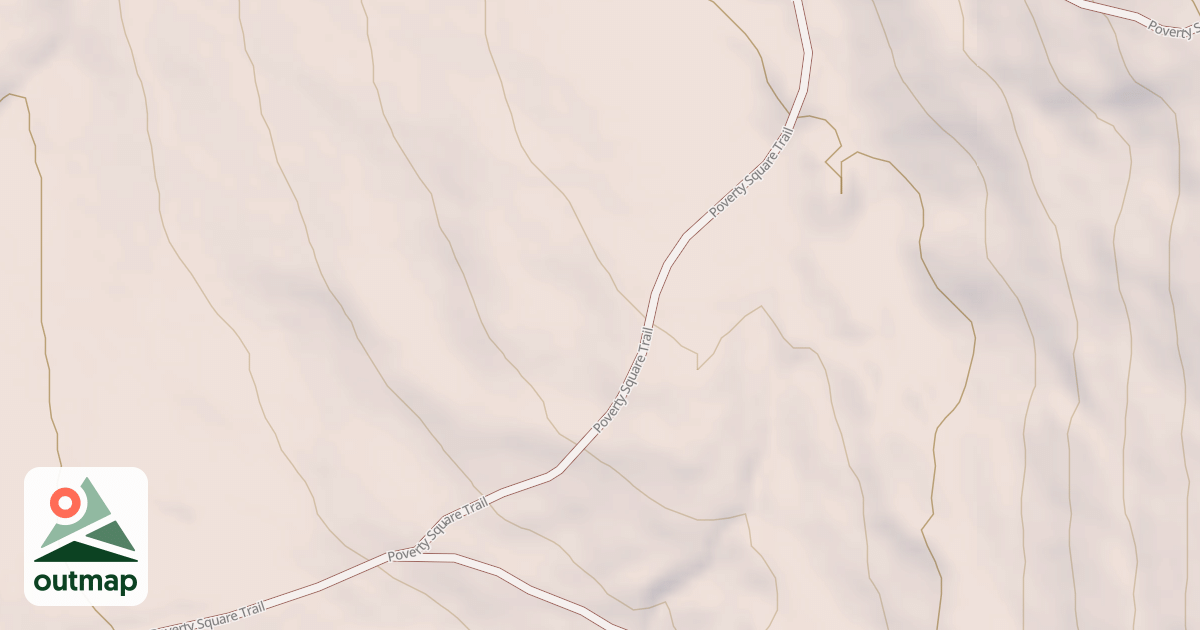 Map of Poverty Square Trail