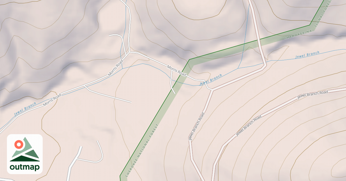Map of JEWEL BRANCH