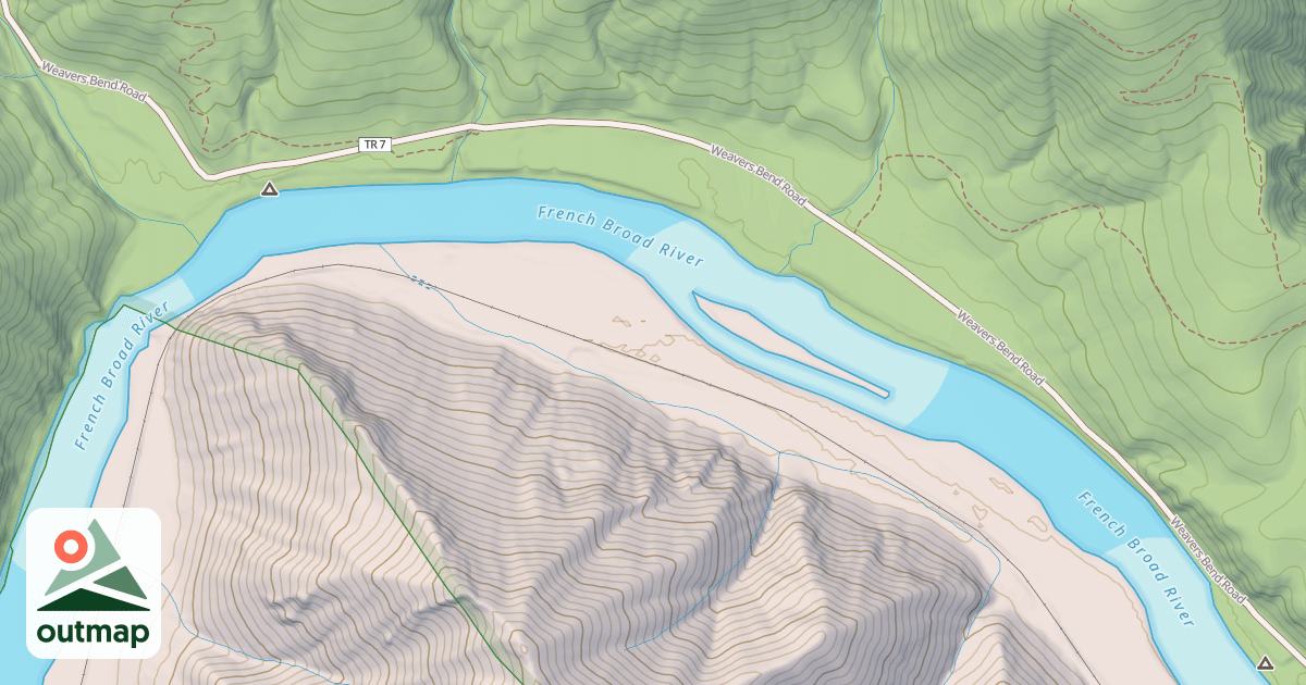 Map of WEAVER BEND