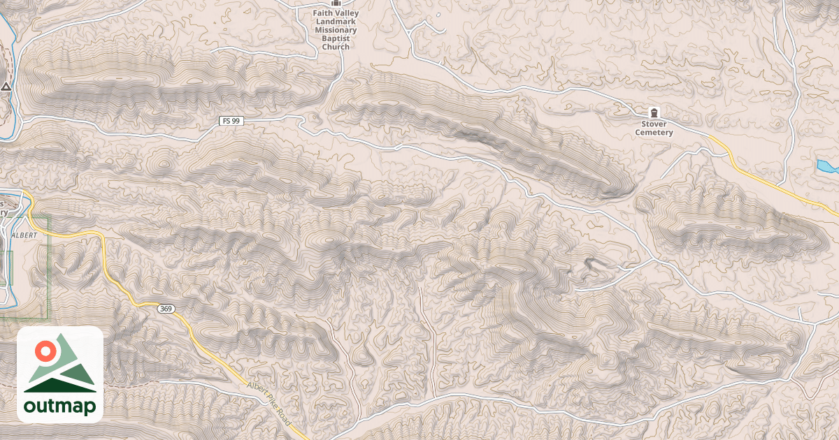 Map of BACK VALLEY