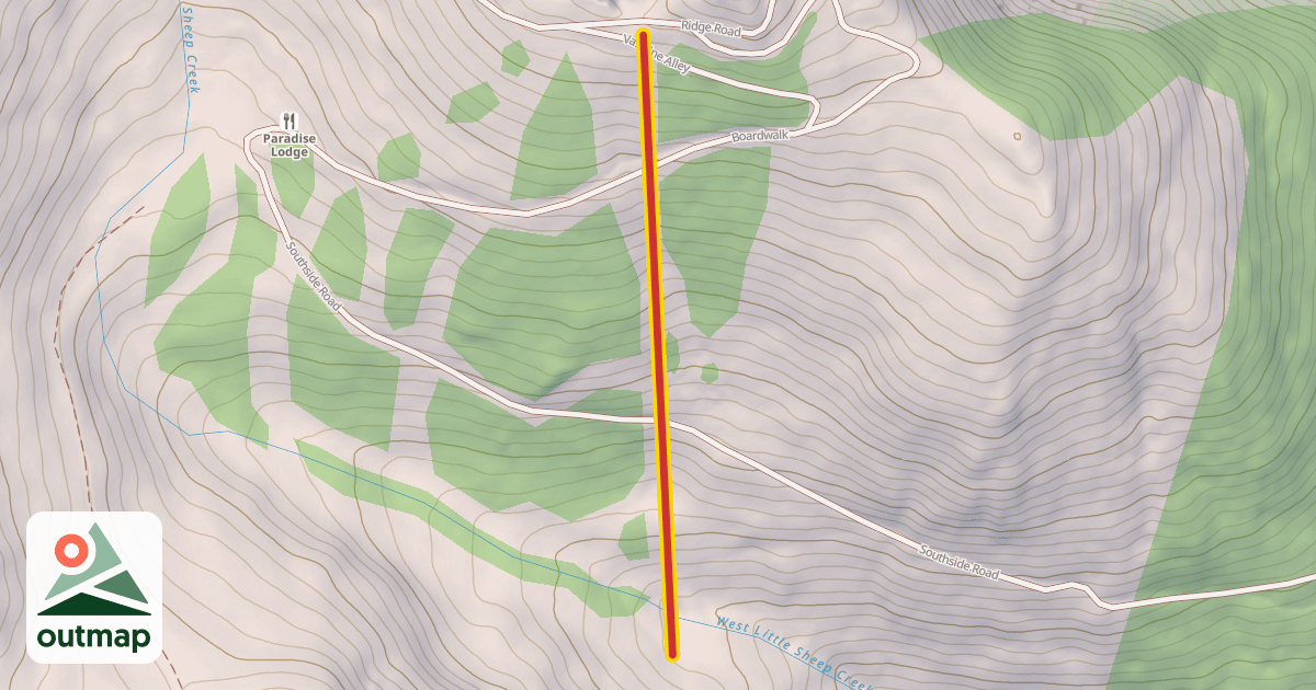 Map of Paradise Chair