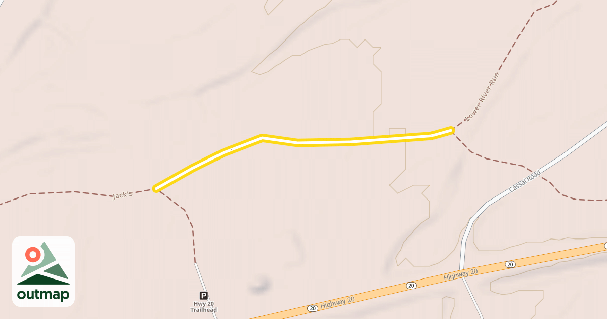 Map of Jack's