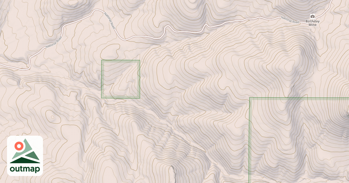 Map of THREE MILE
