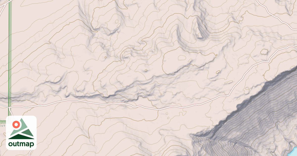 Map of FLAMING GORGE OVERLOOK