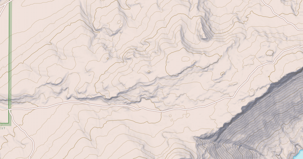 Map preview of FLAMING GORGE OVERLOOK