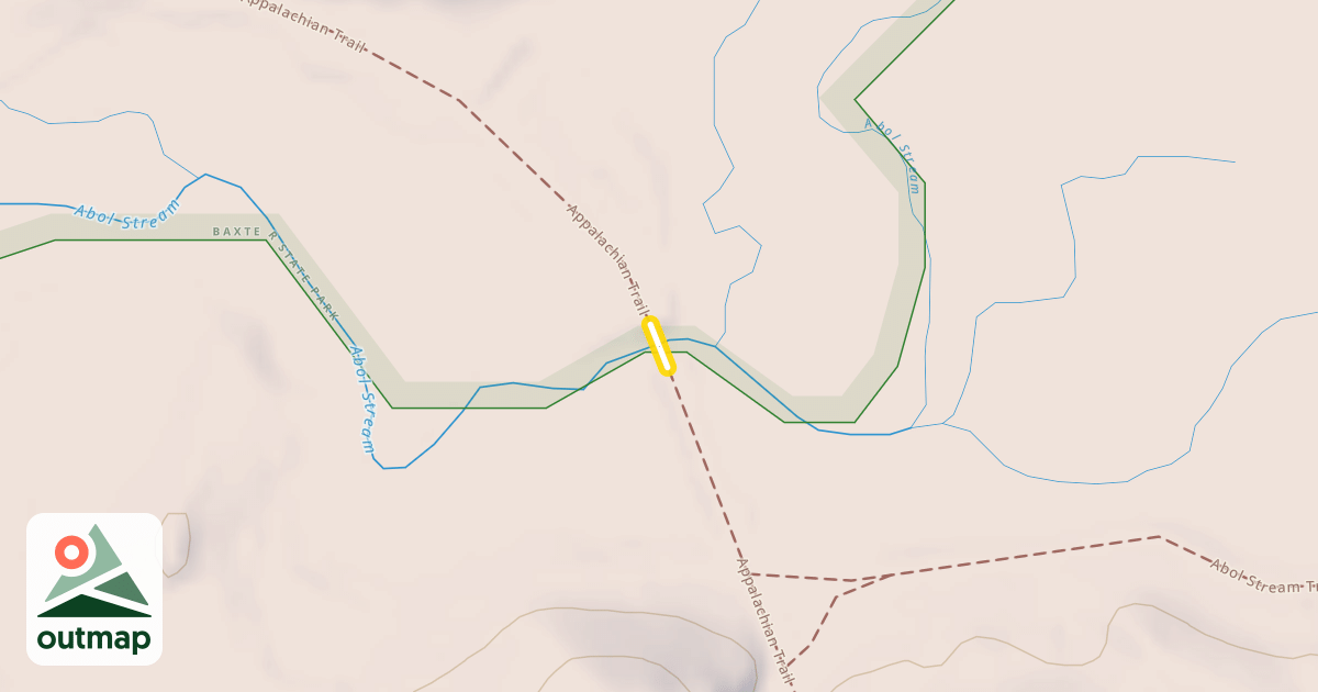 Map of Appalachian Trail