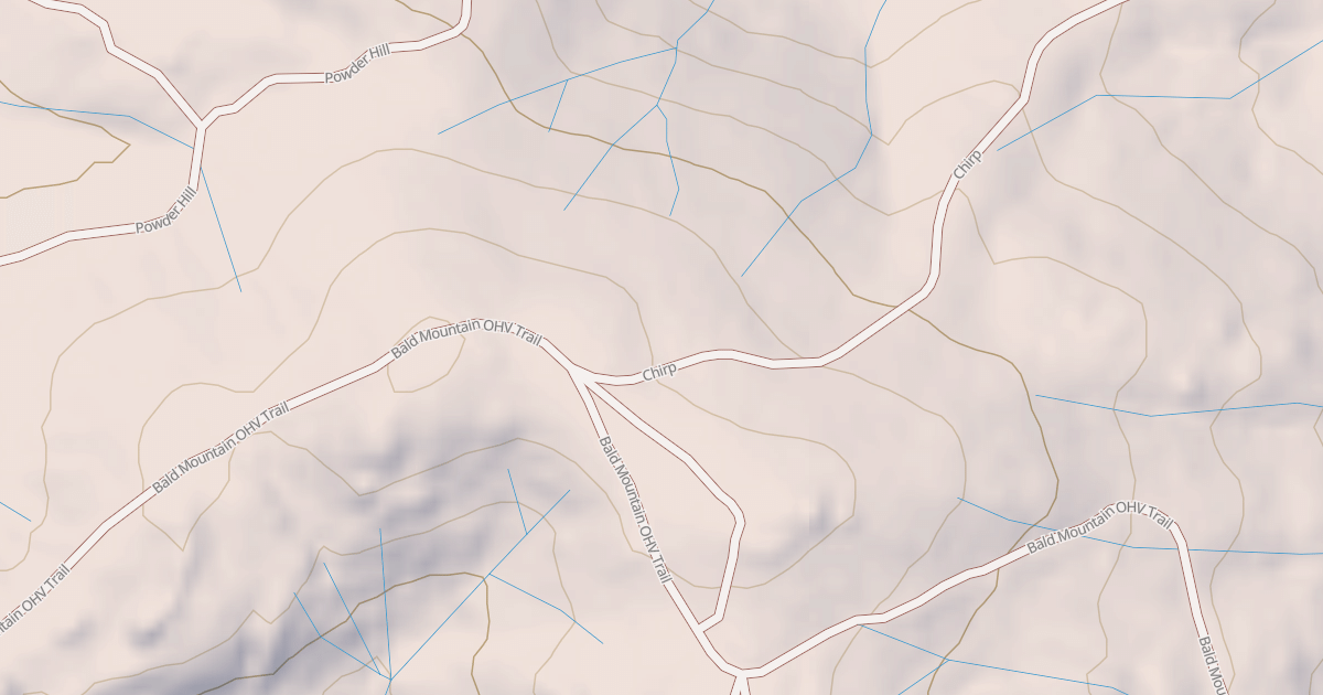 Map preview of BALD MOUNTAIN T13