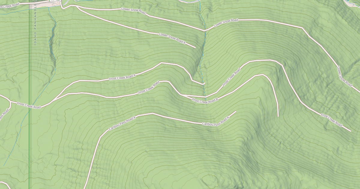 Map preview of FROST CREEK