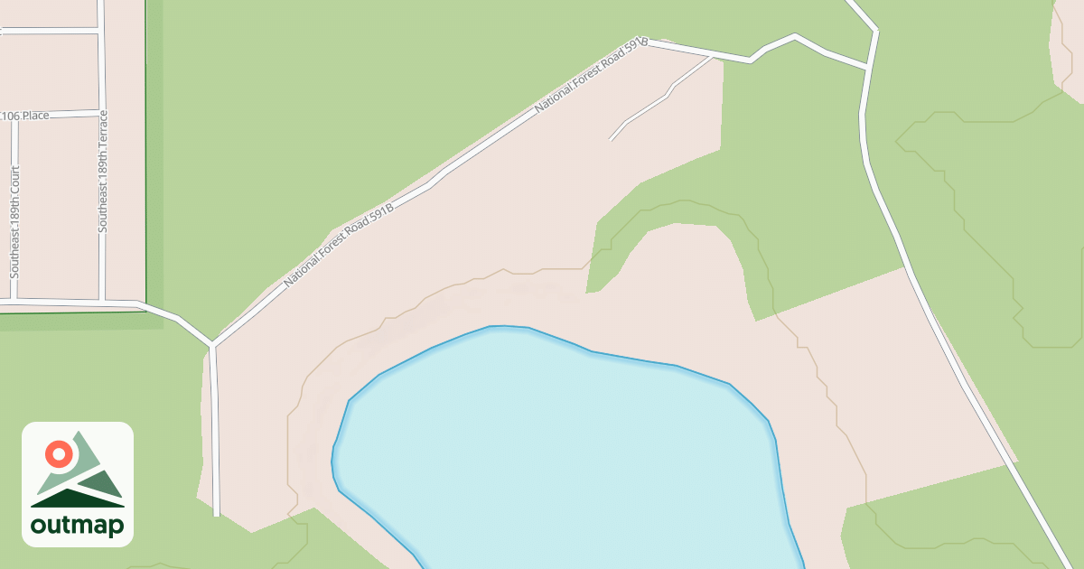 Map of ROAD TO LAKE CATHERINE