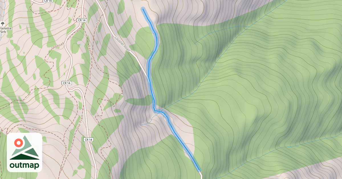 Map of Lud's Lane
