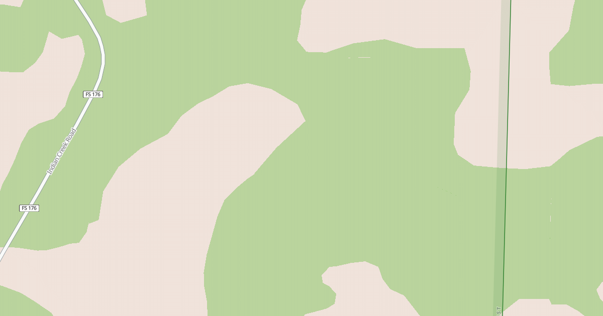 Map preview of USFS National Forest System Roads {9D2897C4-CE47-425E-970A-144DFC426BC9}