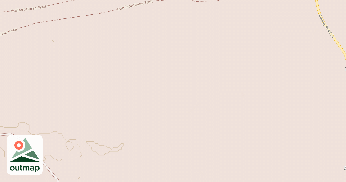 Map of Cutfoot Horse Trail K