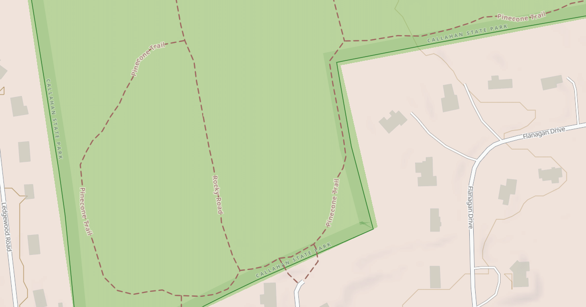 Map preview of Pinecone Trail