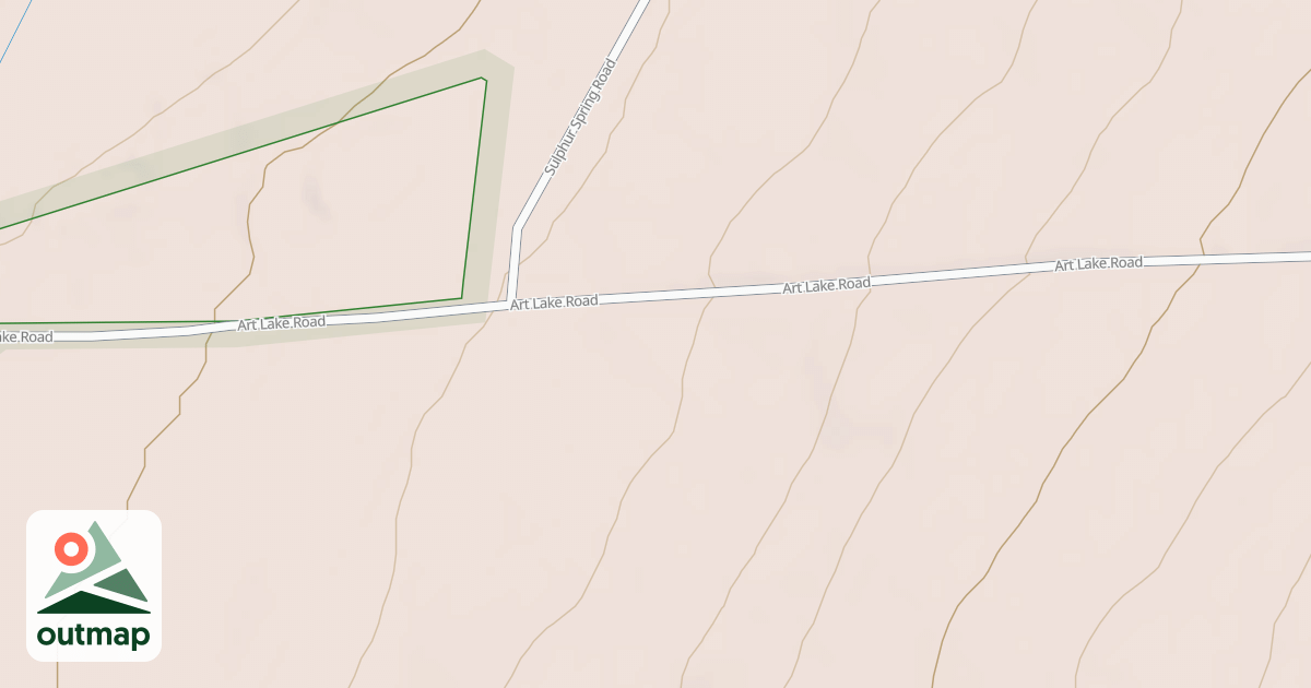 Map of Art Lake Trail